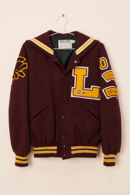 ジャケット・アウター vintage varsity jacket L Vintage 1980s Black Wool Xavier Varsity Letter Jacket, 88 - Etsy