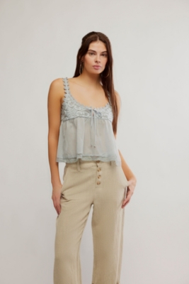 (取寄) フリーピープル レディース スティービー レース タンク Free People women Stevie Lace Tank Clean Ivory Free People - Stevie Lace Tank - IVORY – Yes Doll Boutique
