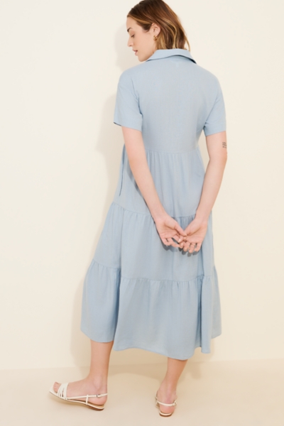 Maternity Macy Linen Midi Dress | Nuuly