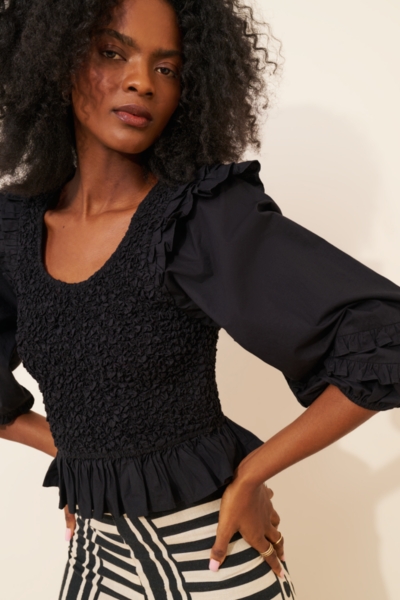 Veronika Balloon Sleeve Blouse | Nuuly