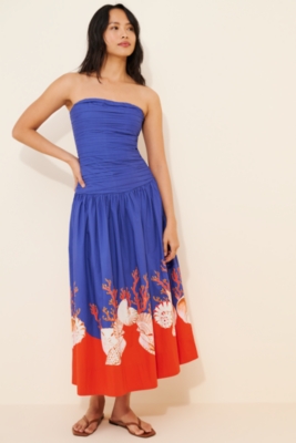 Malla Drop Waist Midi Dress | Nuuly