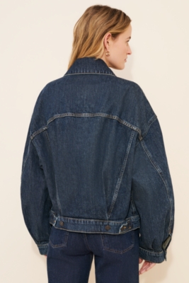 HIRUNE　SISE　Balloon Denim Jacket NAVY HIRUNE SISE Balloon Denim Jacket NAVY RISEN Balloon Sleeve