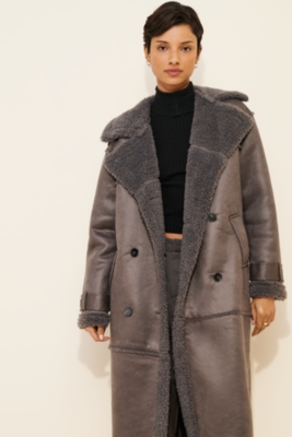 完売品！【新品未使用】aere アエレ　eco suede half coat Eiffel Vegan Suede Longline Coat | Nuuly