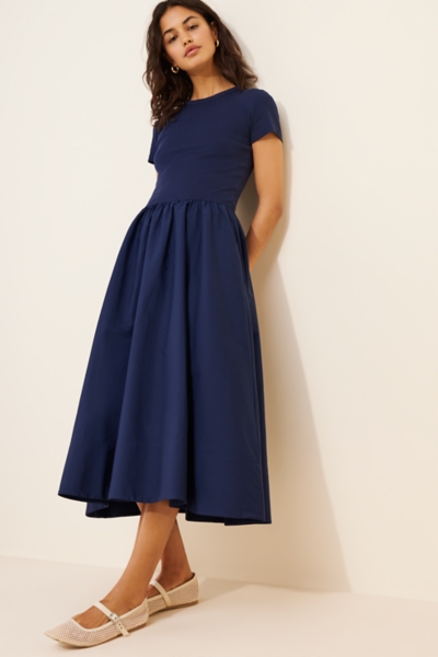 Mix Media Midi Dress | Nuuly