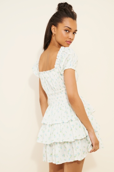 lined crochet dress Molly Bracken - Lined Crochet Dress main image 1