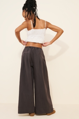 Paige Pleated Pull-On Trousers | Nuuly