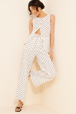 Linen Polka Dot Pants | Nuuly