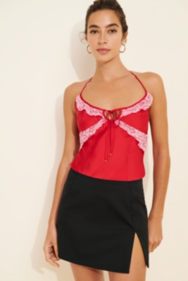 First Date Satin Bodysuit