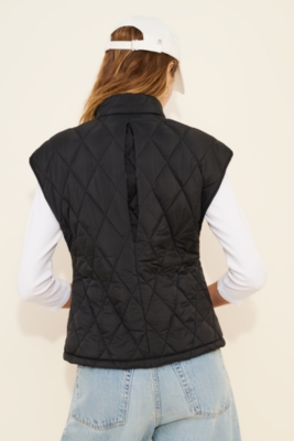 Hip Length Quilted Vest | Nuuly