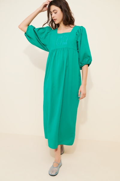 green emerald velvet dress Nikki Chasin Ballad Fish Dress, in Green, Size Small