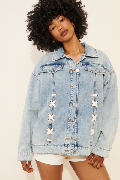 Moon Washed Denim Jacket | Nuuly