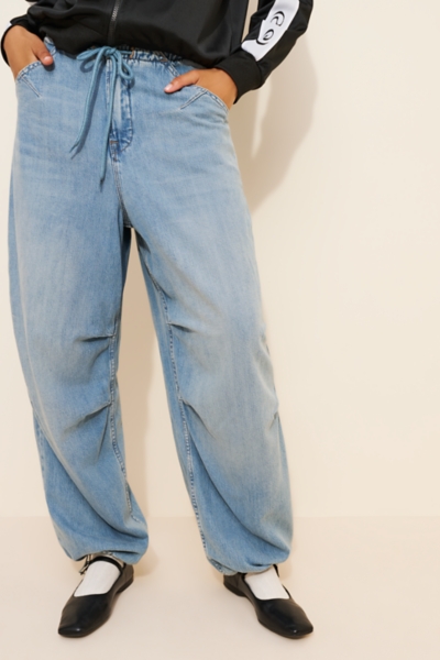 Lite Linen Denim Parachute Jeans | Nuuly