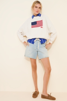 Logo Flag French Terry Sweatshirt | Nuuly