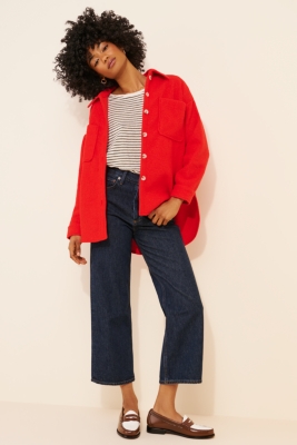 Fleece Lena Shirt Jacket | Nuuly