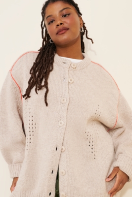 Diamond Eyelet Cardigan | Nuuly