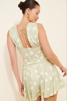 Annabelle Polka Dot Mini Dress
