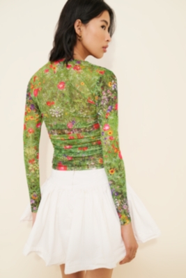 Jemma Mesh Long Sleeve Top | Nuuly