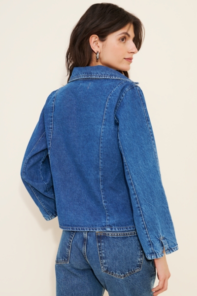 Parras Tie Front Denim Jacket | Nuuly