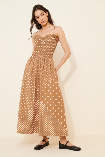 Ruffled Bodice Midi Dress | Nuuly