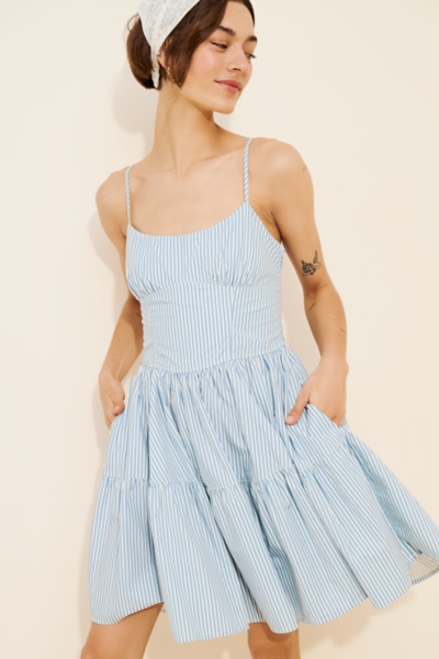 kimchi blue leila embroidered midi dress TREASURE Formal Dress main image 1