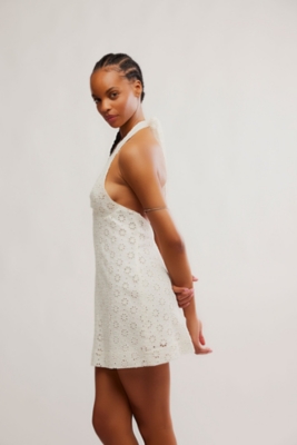 Trevi Eyelet Mini Dress | Nuuly