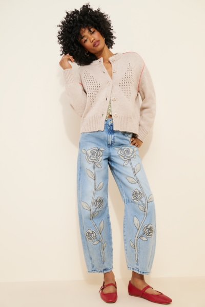 Together Again Barrel Leg Jeans | Nuuly