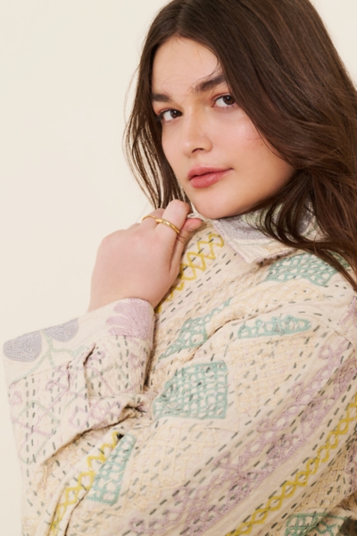 Astrid Embroidered Jacket | Nuuly