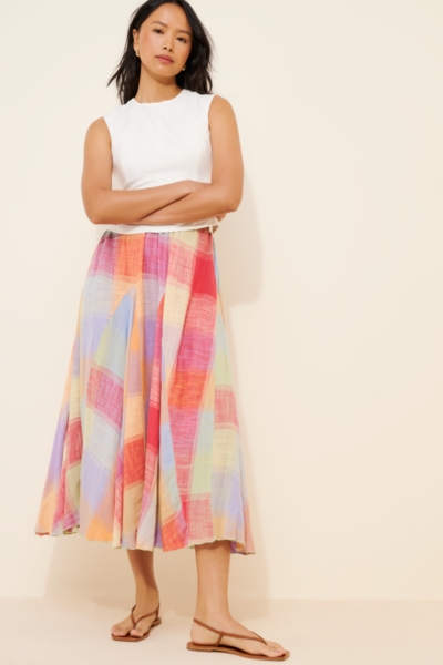 Madras That Linen Maxi Skirt | Nuuly