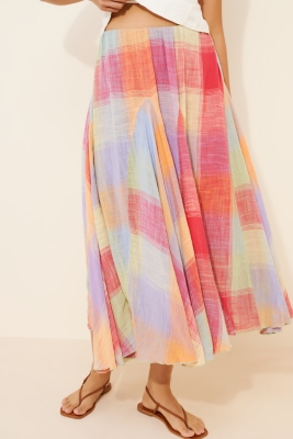 Madras That Linen Maxi Skirt | Nuuly