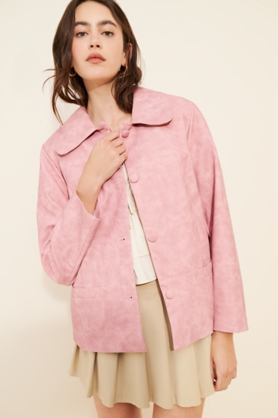 Camila Vegan Leather Jacket | Nuuly