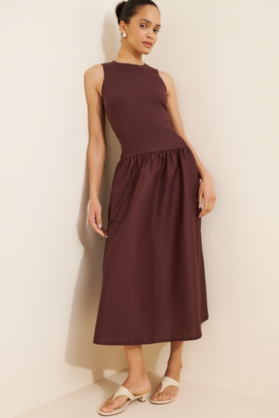 Take Me Away Drop Waist Midi Dress | Nuuly