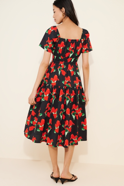 knee length dresses for ladies Dylan Midi Sleeveless Tee Dress in Sailor Blue
