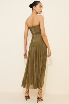 Drop Waist Bandage Maxi Dress | Nuuly