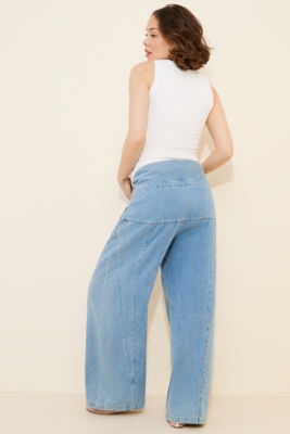 Maternity Denim Painters Jeans