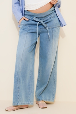 Maternity Denim Painters Jeans
