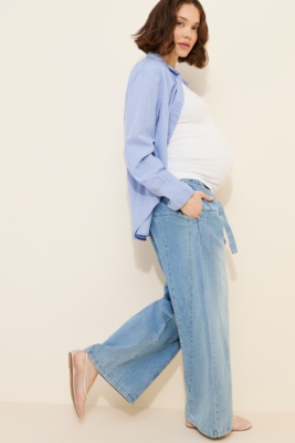 Maternity Denim Painters Jeans
