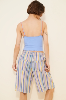 Saylor Poplin Stripe Shorts | Nuuly