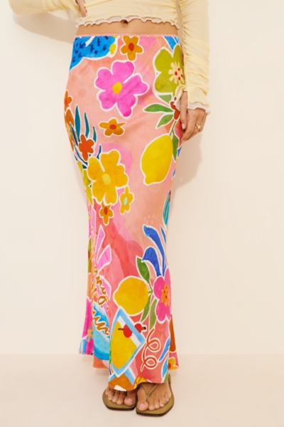 Margi Hour Bias Maxi Skirt | Nuuly
