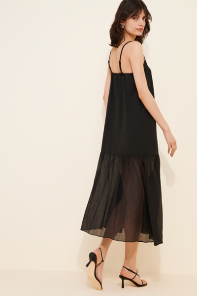 ember midi dress This is Ember  Featuring a shirred bodice detail, exaggerated puff sleeves  and a flattering elasticated waist, the Ember midi dress will be on  rotation going into the next season.  Available