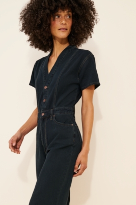 Ashby Short Sleeve Denim Coveralls | Nuuly