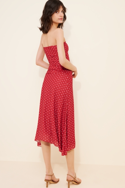 stunning midi dresses Beulah Styles Long Sleeve Square Neckline Midi Dress - White