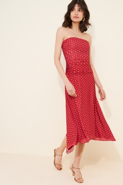 knee length dresses for ladies Leopard Print and Pink Detail Midi Dress main image 0