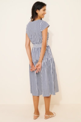 Smocked Poplin Dress