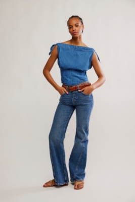 (取寄) フリーピープル レディース ルーイ インディゴ トップ Free People women Louie Indigo Top Black FREE PEOPLE (取寄) フリーピープル レディース ルーイ