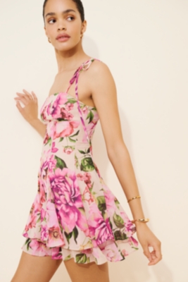 Lauren Layered Chiffon Mini Dress | Nuuly