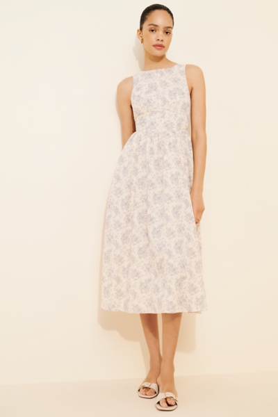 Talia Toile Midi Dress | Nuuly