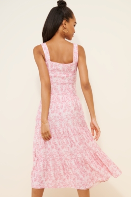 Ella Toile Midi Dress