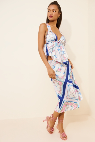 Cassandra Scarf Midi Skirt | Nuuly