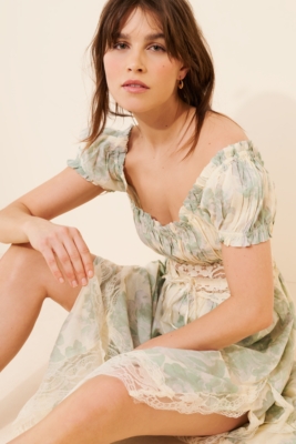 Free People ★ Honeysuckle Printed Midi Dress Honeysuckle Printed Midi Dress | Free People