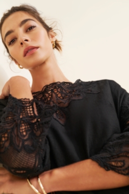 Lace Mini T-Shirt Dress | Nuuly